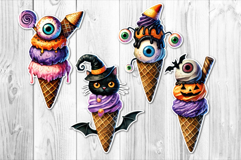 spooky-halloween-ice-cream-clipart-set