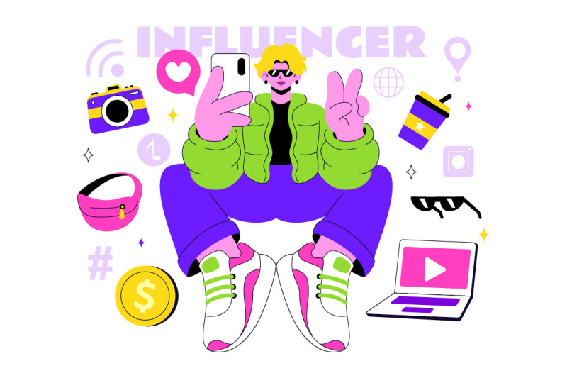 10-influencers-lifestyle-illustration