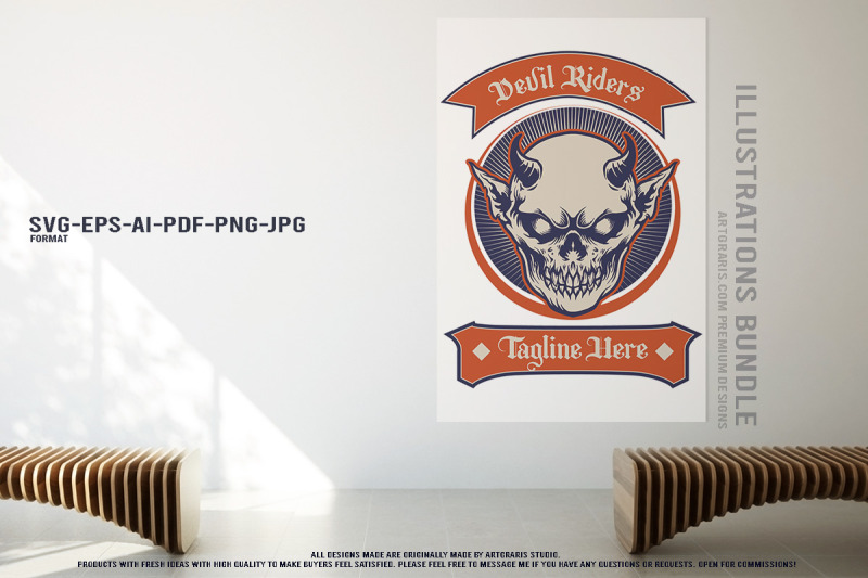 vintage-skull-illustrations-for-tattoo-and-mascot-design
