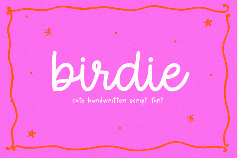 birdie-cute-script-font