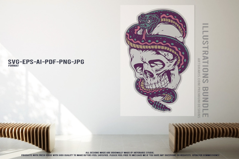 horror-zombie-predator-cartoon-skull-vector-with-monster-heads
