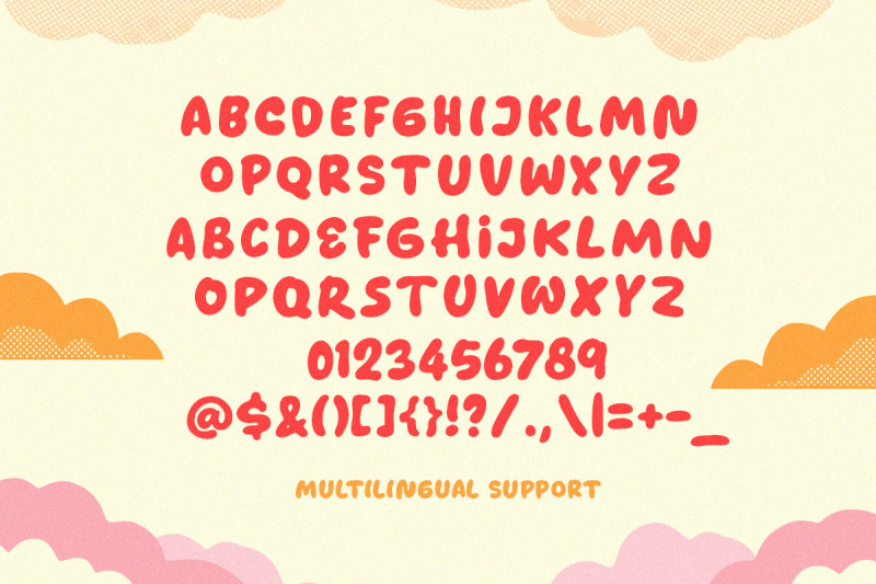 giggle-drop-bubble-font