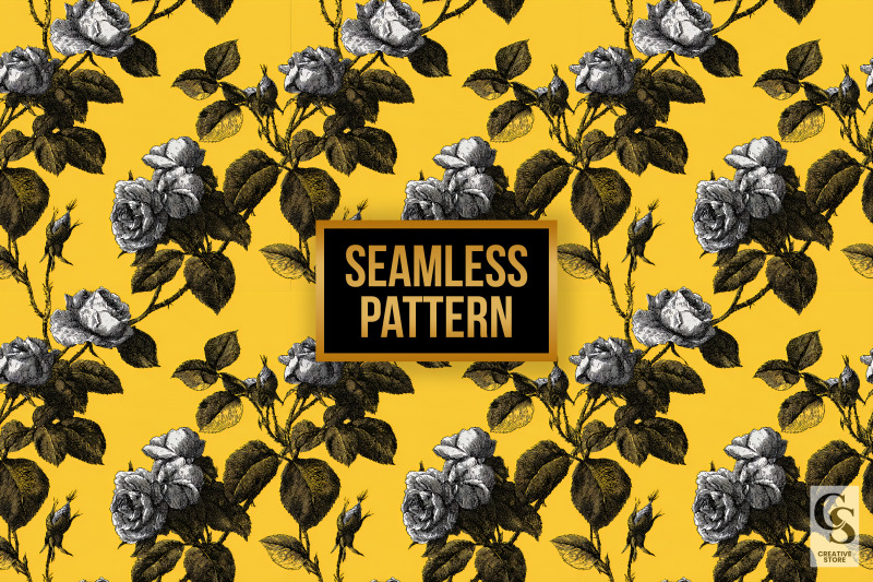 black-ink-drawn-roses-seamless-pattern