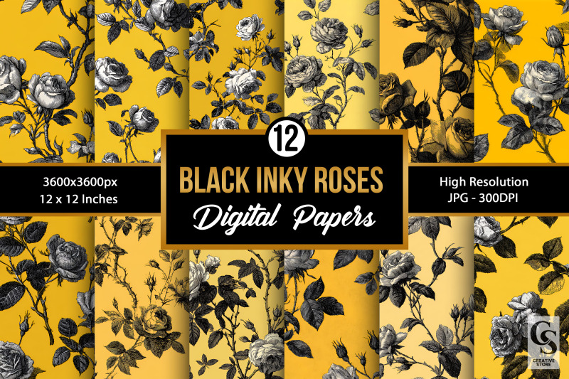 black-ink-drawn-roses-seamless-pattern