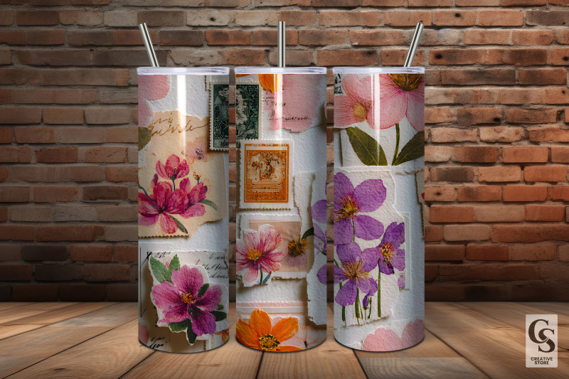 spring-vintage-floral-collage-pattern