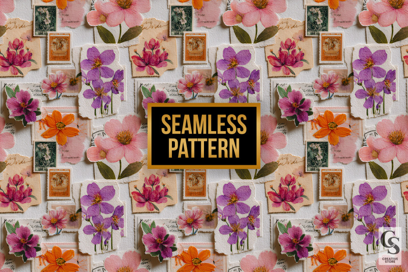 spring-vintage-floral-collage-pattern