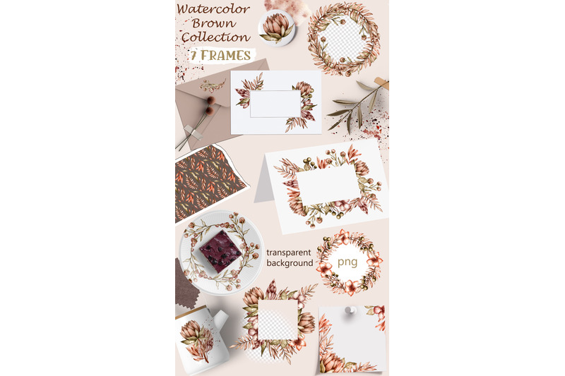 watercolor-brown-collection