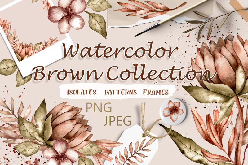 watercolor-brown-collection