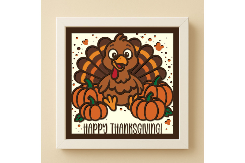 thanksgiving-turkey-3d-shadow-box-svg-happy-thanksgiving-layered-svg