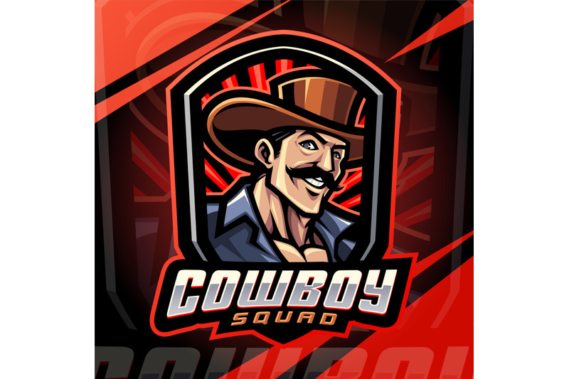 cowboy-squad-esport-mascot-logo-design