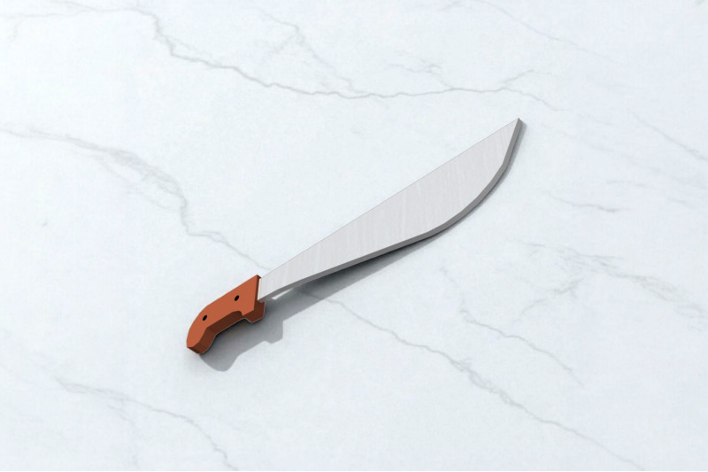 machete-3d-papercraft