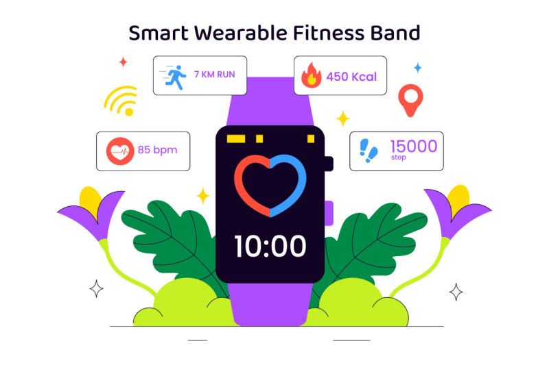 10-smart-wearable-fitness-band-illustration