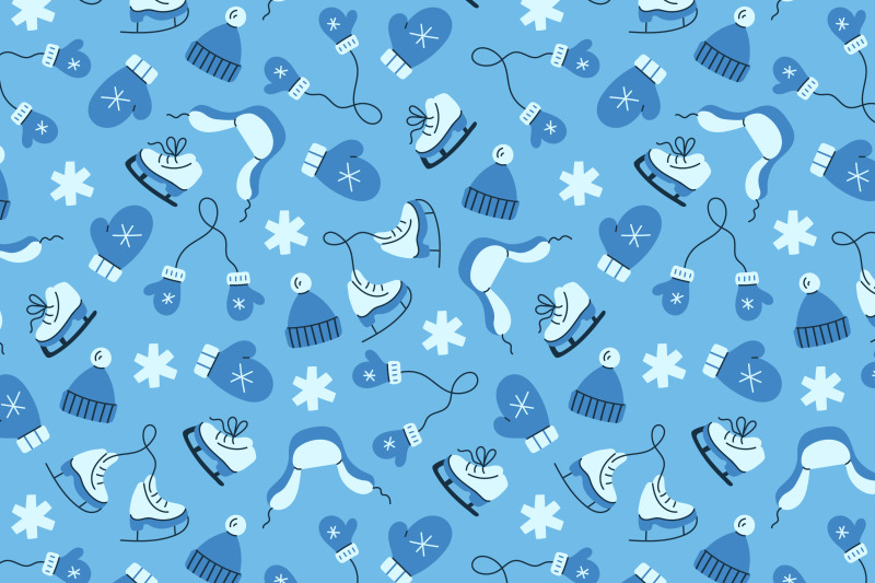 winter-accessories-seamless-pattern-amp-digital-paper