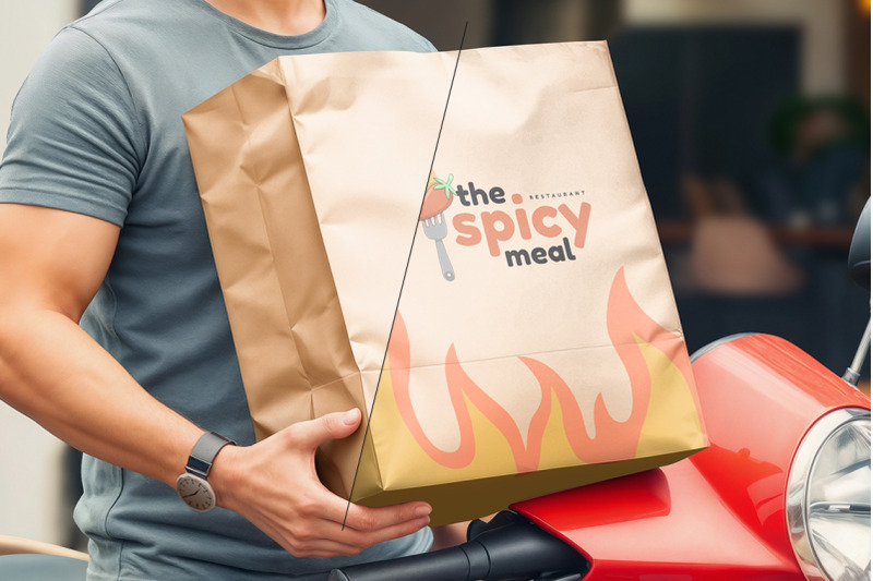 restaurant-delivery-paper-bag-mockup