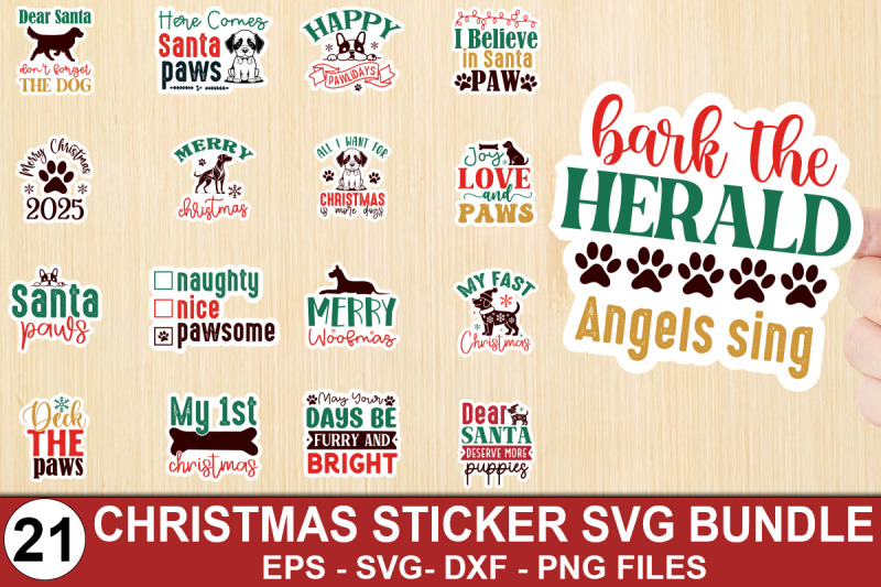 christmas-dog-sticker-bundle