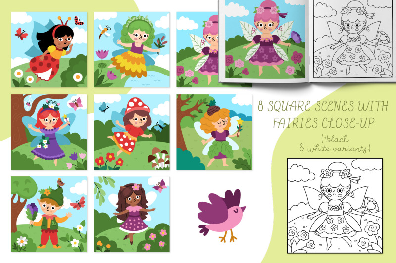fairyland-clipart-seamless-patterns-designs-with-woodland-fairies