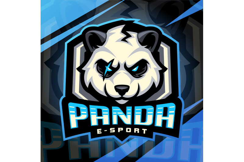 panda-esport-mascot-logo-design