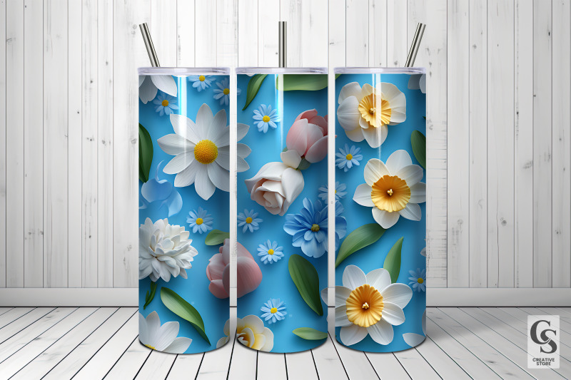 3d-winter-flowers-seamless-pattern