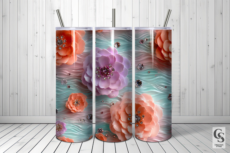 rhinestones-and-camellia-flowers-pattern