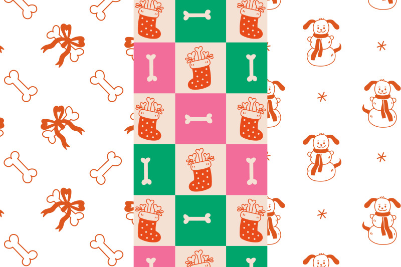 dog-christmas-seamless-patterns-amp-digital-papers