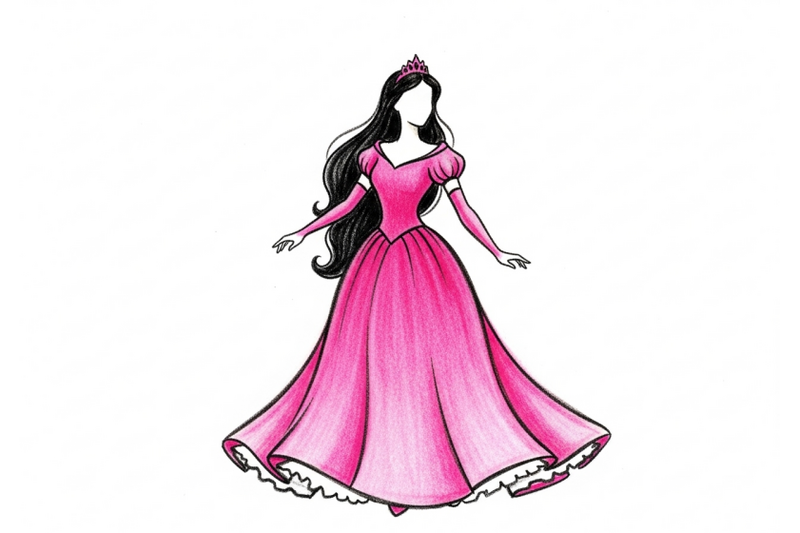pink-dress-princess