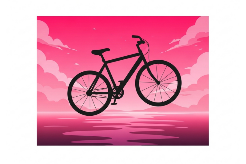pink-sky-bicycle