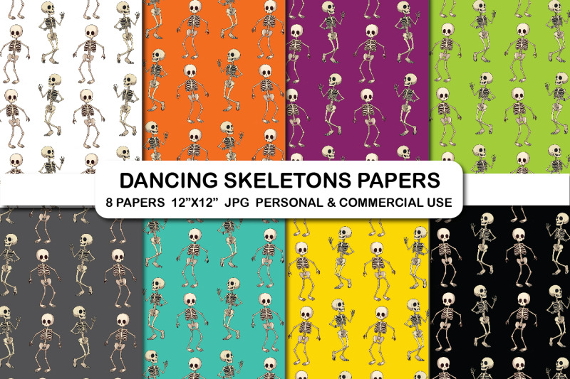 dancing-skeletons-digital-papers-halloween-skeleton-digital-paper-cli