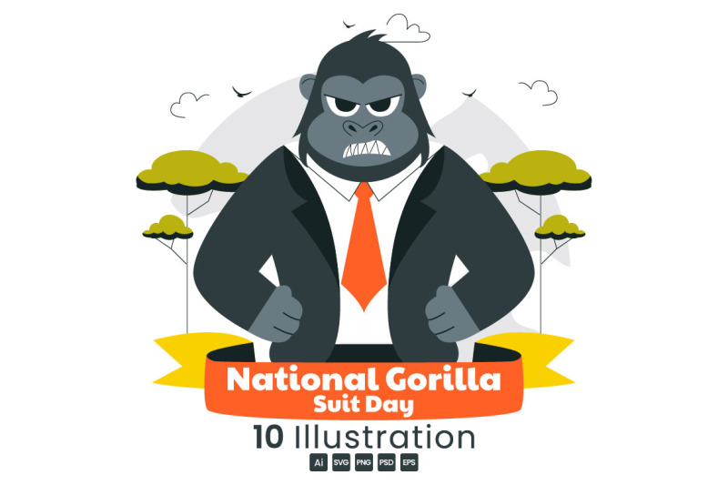 10-national-gorilla-suit-day-illustration