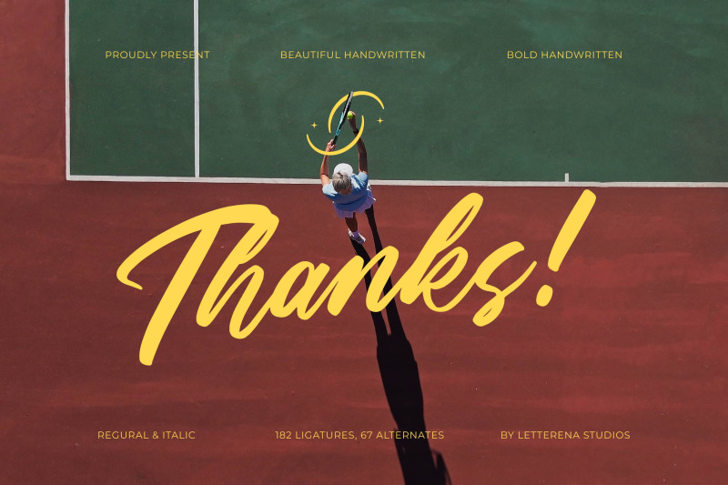 stylish-rackets-beautiful-handwritten-font