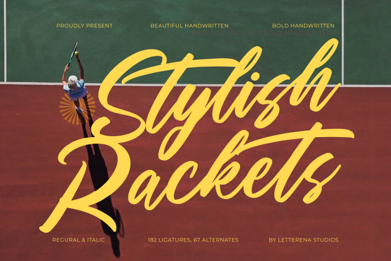 stylish-rackets-beautiful-handwritten-font