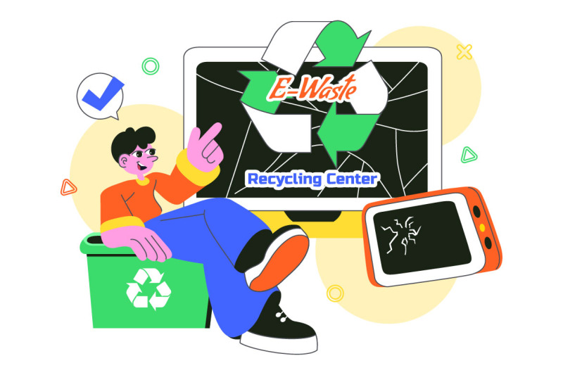 10-e-waste-recycling-center-illustration