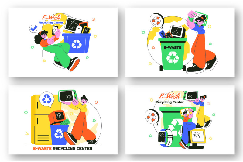 10-e-waste-recycling-center-illustration