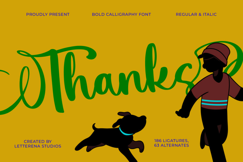 rockies-walking-bold-calligraphy-font