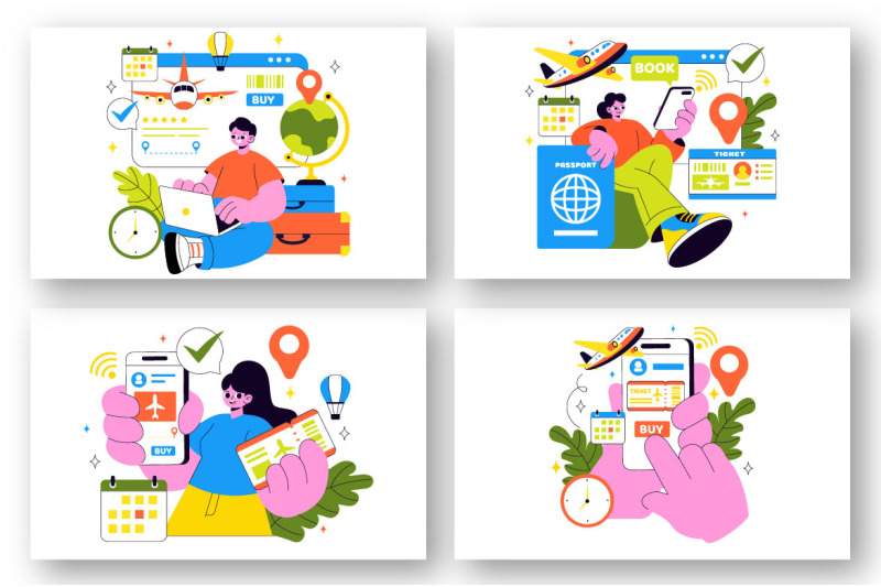 10-online-ticket-travel-illustration