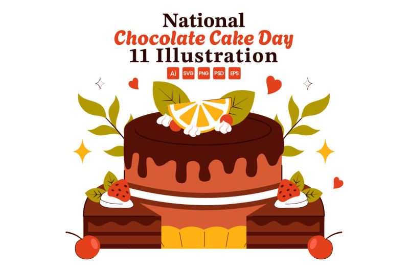 11-national-chocolate-cake-day-illustration