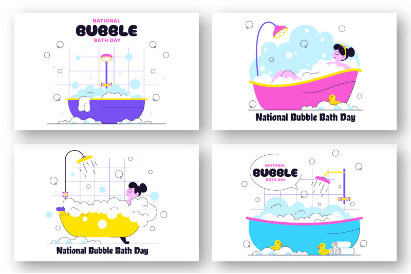 10-national-bubble-bath-day-illustration