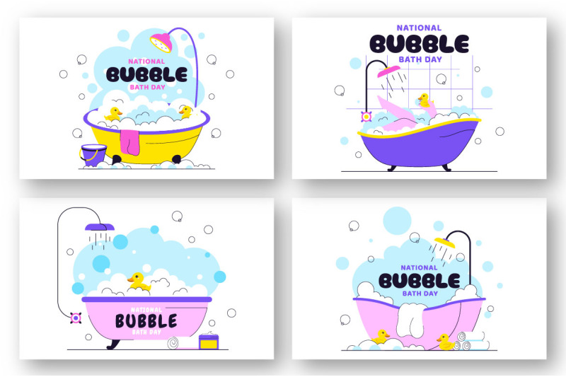 10-national-bubble-bath-day-illustration