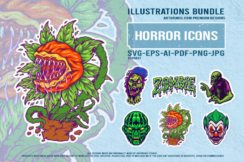 scary-clown-zombie-horror-plant-creepy-undead-monster-mascot