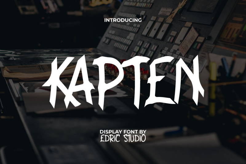 kapten-font