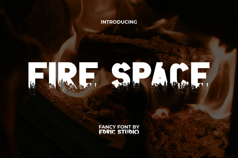 fire-space-font