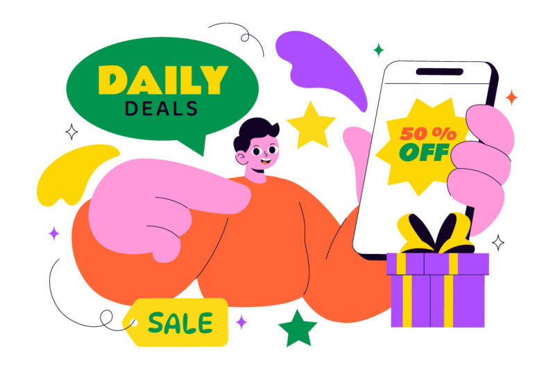 10-daily-deals-of-the-day-illustration
