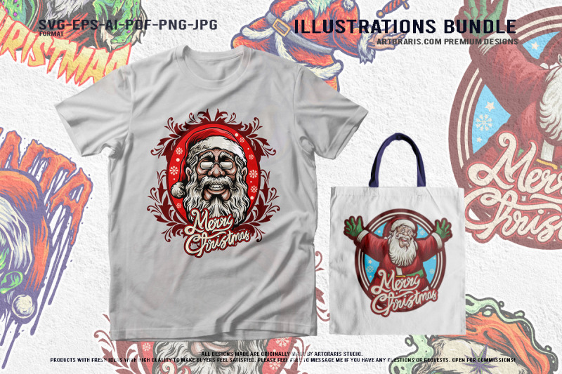 frightening-st-nick-creepy-xmas-artwork-bundle