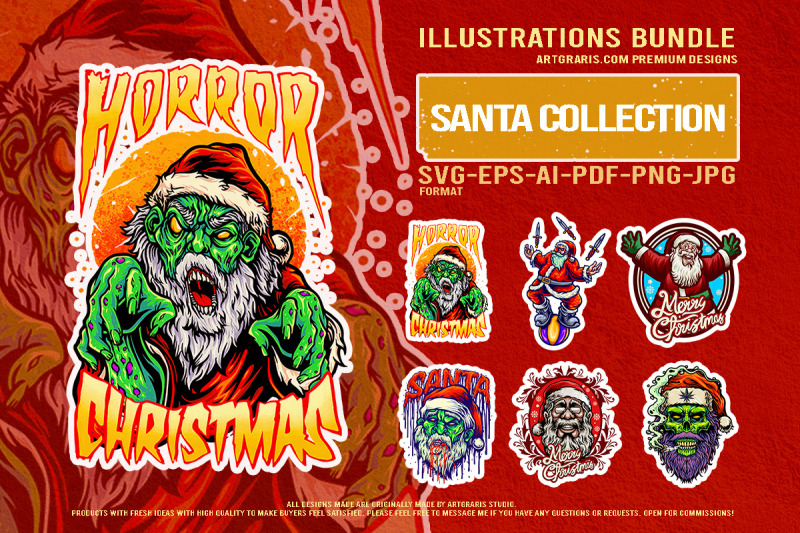 frightening-st-nick-creepy-xmas-artwork-bundle