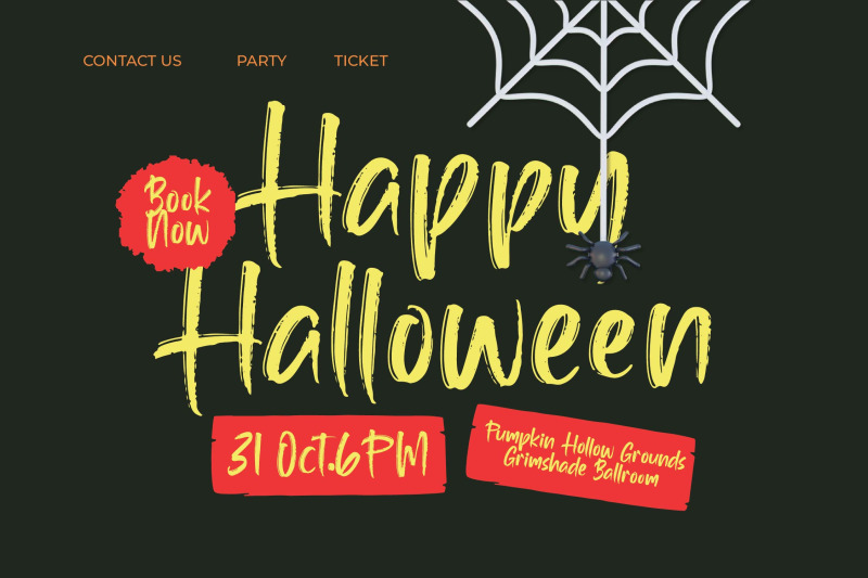 hallow-mistelar-modern-brush-font