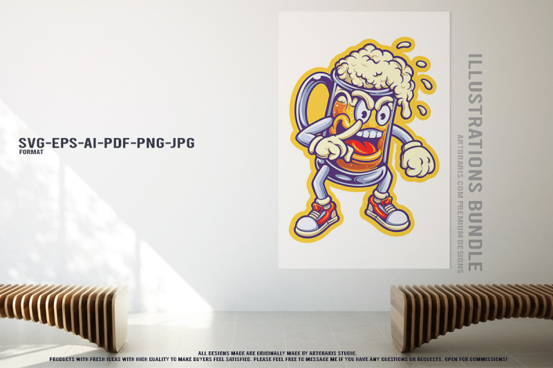 beer-day-illustration-collection-with-hops-and-clover-icons