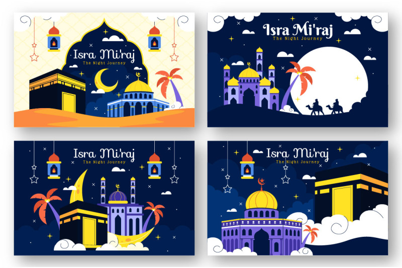 12-isra-mi-039-raj-vector-illustration