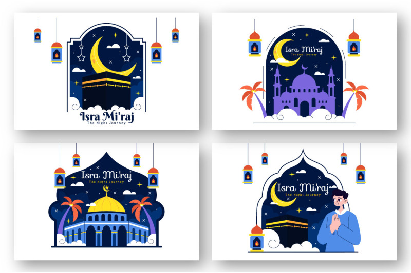 12-isra-mi-039-raj-vector-illustration