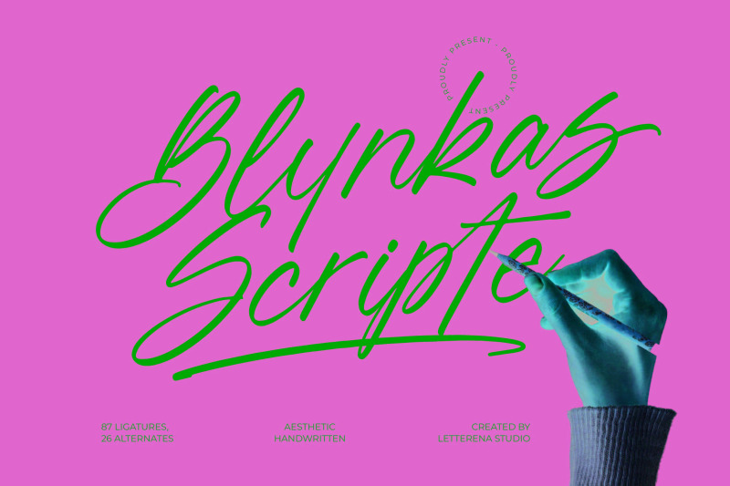 blynkas-scripte-aesthetic-handwritten-font