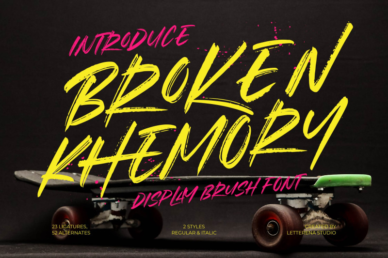 broken-khemory-display-brush-font