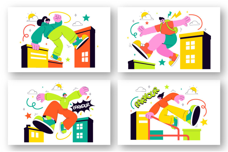 10-parkour-sports-illustration